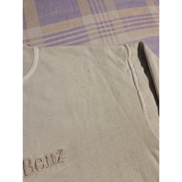 Vintage 90s Mercedes Benz Car Distressed Faded Embroidered Logo Sweatshirt USA - Picture 9 of 16